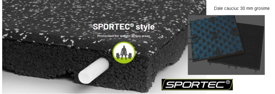 Sportec Style - dale cauciuc pentru zona greutati libere 